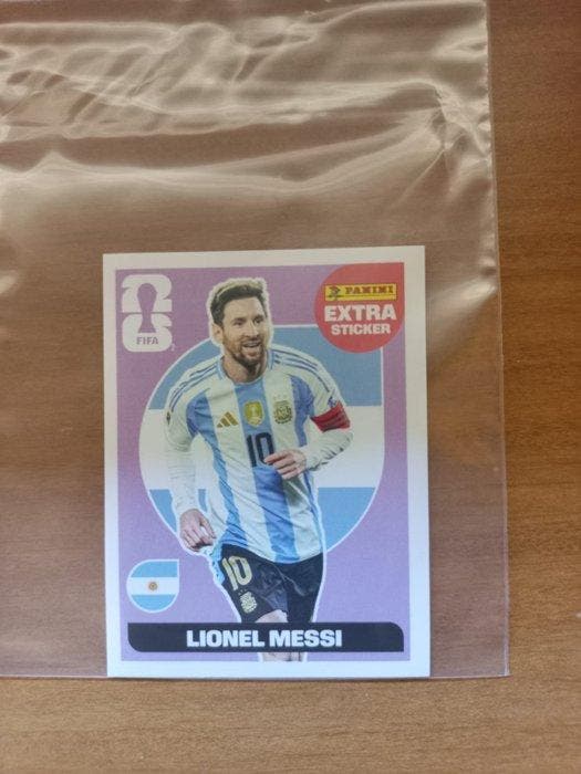 2026 Panini World Cup Stickers Lionel Messi Purple Extra, Collections, Autocollants