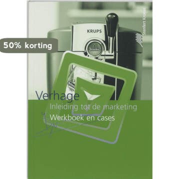 Inleiding tot de marketing - werkboek 9789020733136, Verzenden, Bronis Verhage