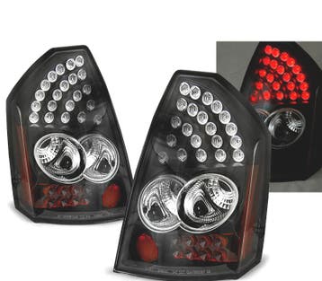 FEUX ARRIÈRE POUR CHRYSLER 300C 05-08 LED NOIR, Autos : Pièces & Accessoires, Verzenden