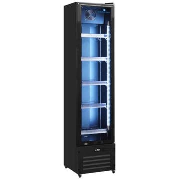 Koelkast | Smal Model | 220L | Zwart | 0°C/+10°C |, Verzenden, Nieuw in verpakking