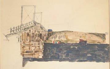 Egon Schiele (1890-1918) (after) - Die Brücke (1913) FRAMED