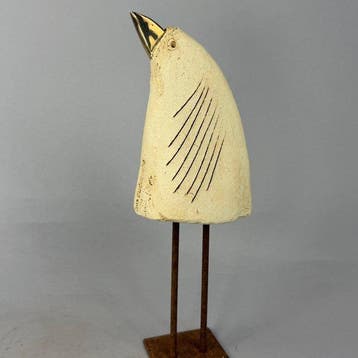 Ewa Budzowska - The parrot with 24carat gold), Antiek en Kunst
