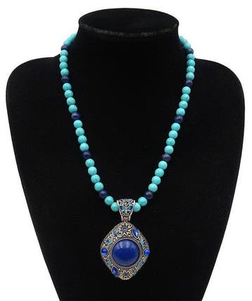 Lapis lazuli - Howliet turquoise - Boeddhistische