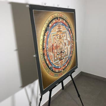 67.5 cm - Large Painting of Tibetan Tradition - Mandala
