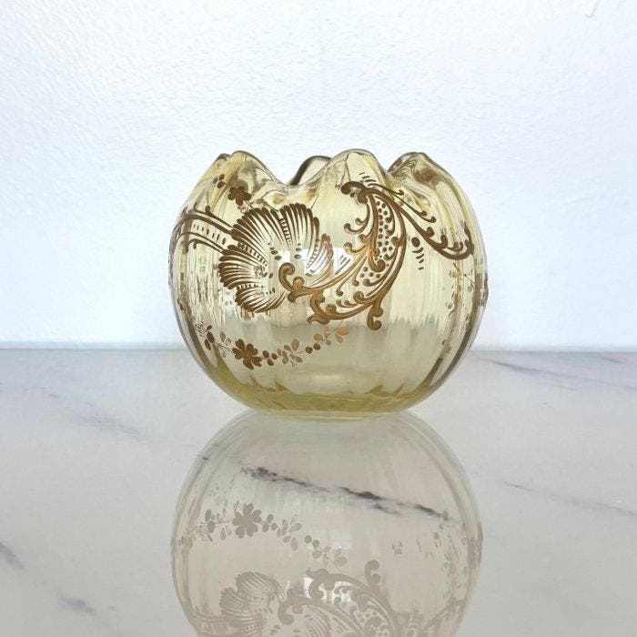 Legras & Cie. - Vase - Boule Chinoise - Verre, Antiquités & Art, Antiquités | Verre & Cristal