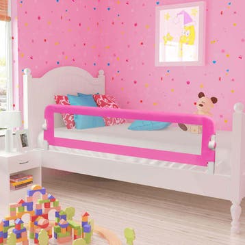 vidaXL Kinderbedhekjes 2 st 150x42 cm roze, Kinderen en Baby's, Verzenden, Nieuw