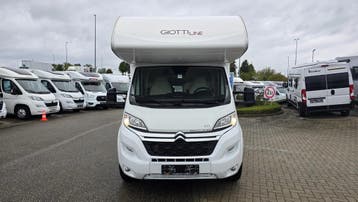 Giottiline Siena 435 slechts 27101 km en stapelbedden 34997, Alkoof, 6 tot 7 meter, Overige merken, Tot en met 6
