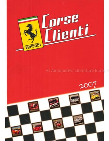 2007 FERRARI CORSE CLIENTI BROCHURE 3033/07
