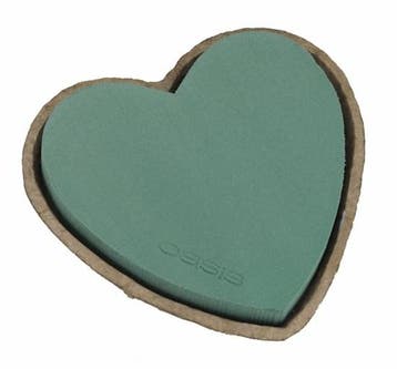 Oasis® biolit® heart 33 cm steekschuim oase voor verse, Nieuw