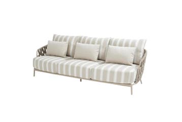 4 Seasons Outdoor Beverly 3-zits loungebank latte SALE |