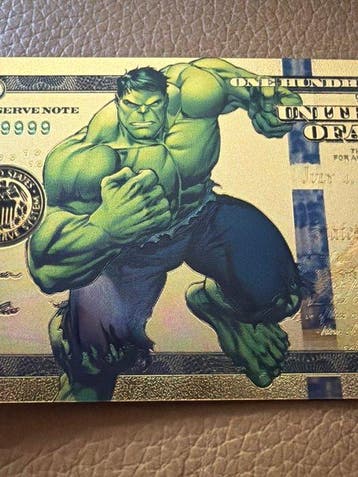 Verenigde Staten. 100 Dollars Hulk Banknote (Zonder