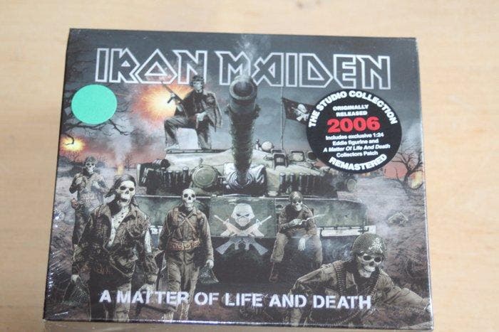 Iron Maiden - A Matter of Life and Death CD Box Lim. Ed. +, CD & DVD, Vinyles Singles