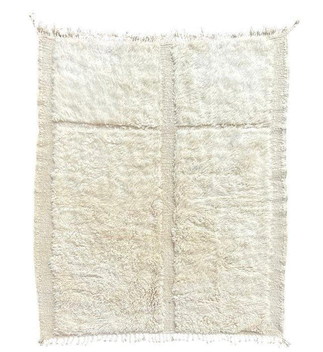 Witte Marokkaanse Moderne Vloerkleed – Berber Mrirt Wollen, Maison & Meubles, Ameublement | Tapis & Moquettes
