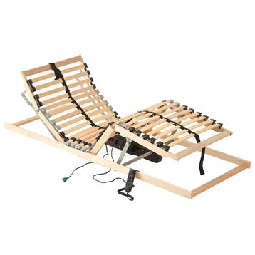 vidaXL Lattenbodem met 28 latten 7 zones elektrisch 90x200, Verzenden