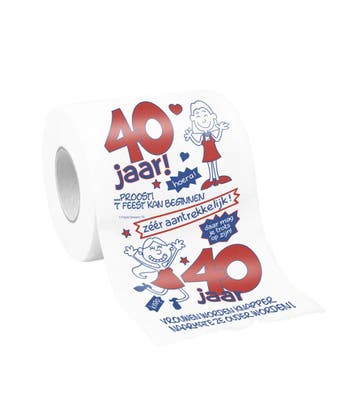 Toiletpapier 40 Jaar Vrouw, Verzenden