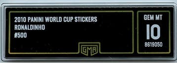 Panini - 2010 - World Cup - GMA 10 - Gem Mint - Ronaldinho, Collections