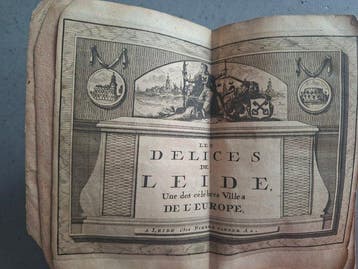 van der Aa - Zeldzaam geillustreerd boek over Leiden: Les