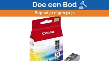 Bieden: Canon CLI-36 Color Ink Cartridge - 1511B001 - Origi, Ophalen of Verzenden, Nieuw