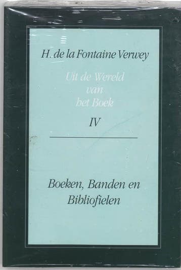 Boeken, banden en bibliofielen 9789061942184, Verzenden, Gelezen, H. de la Fontaine Verwey