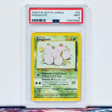 Pokémon Graded card - EXEGGCUTE #52 - Pokémon - PSA 9