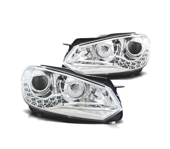 Phares Pour Volkswagen Vw Golf 6 08-12 Daylight Tru Drl Ece-, Autos : Pièces & Accessoires, Éclairage, Envoi
