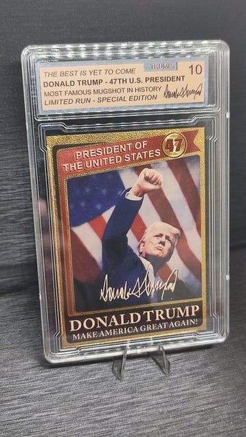 TRUMP 24Ct Gold-plated - 1 Card, Verzamelen, Nieuw