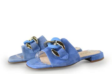 Gabor Slippers in maat 38 Blauw, Slippers, Gabor, Gedragen, Verzenden