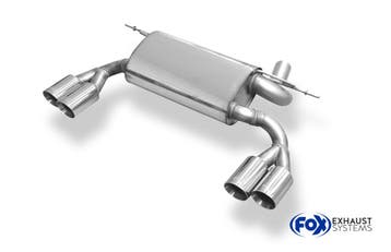 FOX BMW F30/31 - 316d/318d/320d M-Pakket einddemper, dwars,, Verzenden, Nieuw