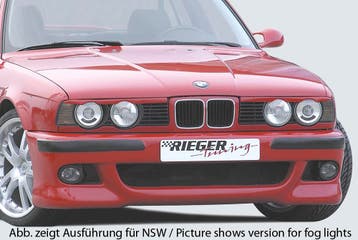 Rieger voorbumper E39-Look | 5-Serie E34: 00.88-07.96 - Lim., Verzenden, Nieuw, BMW