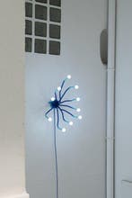 Vincent Decat - Wandlamp - Koper, Gips - Lamp Anemoon, Antiek en Kunst
