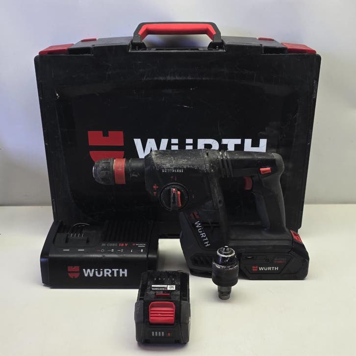 Wurth AccuBoorhamer ABH 18 Compact in koffer | Nette Staat, Bricolage & Construction, Outillage | Foreuses, Enlèvement ou Envoi