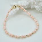 Corail - Argent, Plaqué or - Bracelet - CORAIL ROSE, Antiquités & Art, Curiosités & Brocante