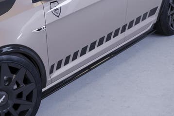 Zijskirts voor VW Golf 7 (Type AU) SS487-K, Verzenden, Nieuw