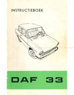 1972 DAF 33 INSTRUCTIEBOEKJE NEDERLANDS