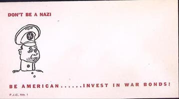 Amerikaanse envelop WWII (lijst optie), Verzenden