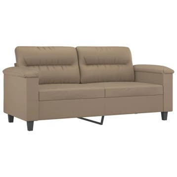 2-zitsbank cappuccino | 41% Korting | Retour deal, Huis en Inrichting, Zetels | Zetels, Verzenden, 150 tot 200 cm, Tweepersoons