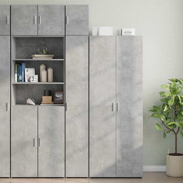 vidaXL Opbergkast smal 30x42,5x225 cm bewerkt hout, Verzenden