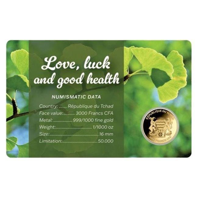 Tsjaad. 3000 Francs 1/1000 oz 999 Fine Gold 3000 CFA Francs, Postzegels en Munten, Edelmetalen en Baren