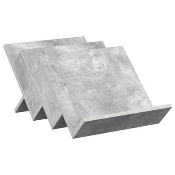 vidaXL Tijdschriftenrek Betonnen Grijs 53 x 40 x 28,5 cm, Verzenden