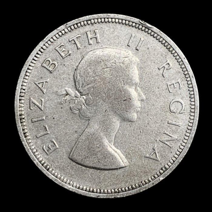 Zuid-Afrika. Silver 2½ Shillings (Elizabeth II) Coin 1959, Timbres & Monnaies, Monnaies | Europe | Monnaies non-euro
