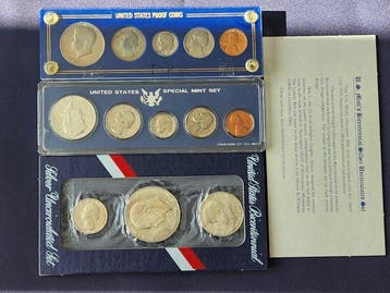 Verenigde Staten. 3 x US Mint Set (13 x Coins) in UNC