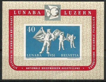 Suisse 1940/1951 - Pro Patria - Monuments / Lunaba - Michel
