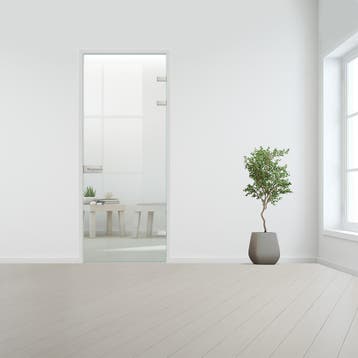 Glazen binnendeur voor stomp kozijn RVS beslag-Rechtsdraaien, Bricolage & Construction, Vitres, Châssis & Fenêtres, Verzenden