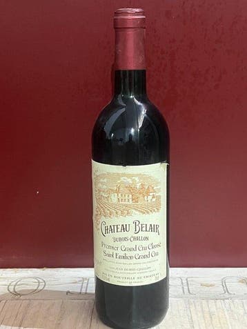 1998 Chateau Belair Dubois-Challon 1991 Chateau de Caillavet