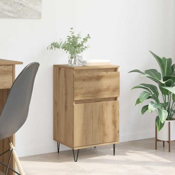 vidaXL Dressoir artisanaal eikenkleurig 35 x 40 x 70 cm, Verzenden, Nieuw