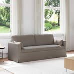 vidaXL bank / zetel Taupe 198 x 78 x 80 cm Stof, Verzenden, Nieuw