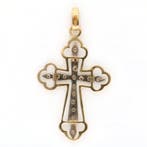 Hanger - 18 karaat Geel goud Diamant (Natuurlijk)