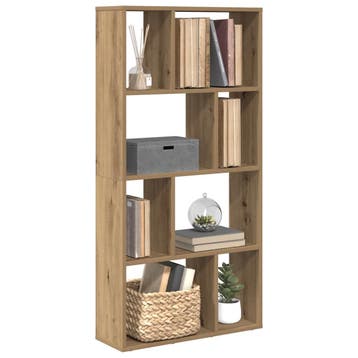vidaXL Boekenkast 60x20x120,5 cm bewerkt hout artisanaal, Verzenden, Nieuw