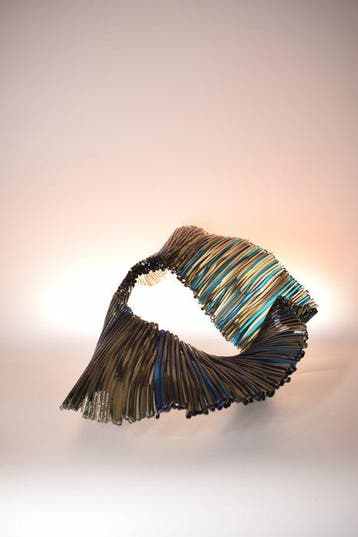 Eros Raffael - Sculpture, Anemone 26A101 - 30 cm - verre de