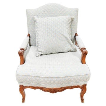 Fauteuil (2) - Bois, Textile, Antiek en Kunst